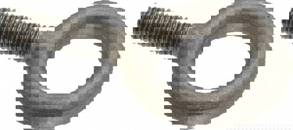 Fixed Lifting Eye Bolt: Without Shoulder, 1,480 lb Capacity, 3/8 Thread, Grade 8620 Alloy Steel